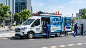 EV Charger Installer Van Wraps: Turn Your Electric Fleet into Mobile Advertising