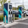 Custom branded wraps for commercial EV charging stations